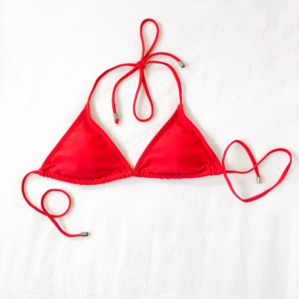 F21 TRIANGLE BIKINI TOP